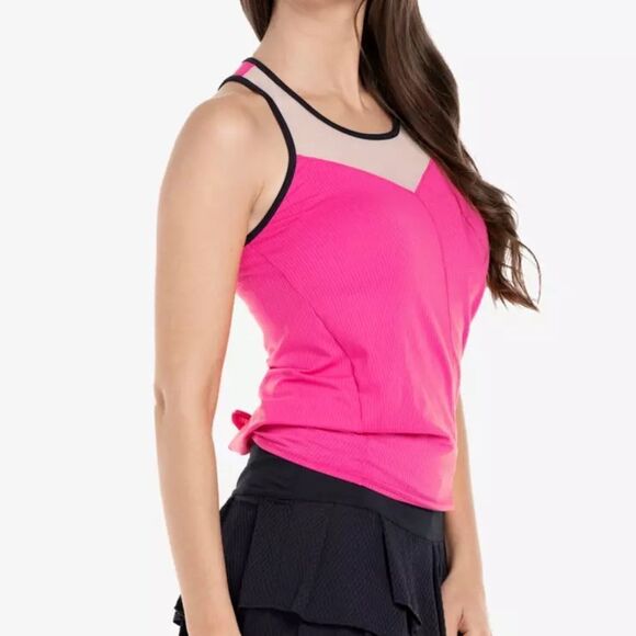 NWT Lucky in Love Santa Fe Glow Fly High Tie Back Tank - size XS - Picture 3 of 5